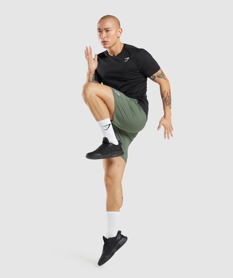 Gymshark Príchod Tričko čierne