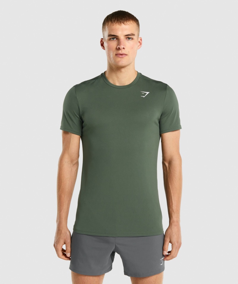Gymshark Príchod Tričko Zelené