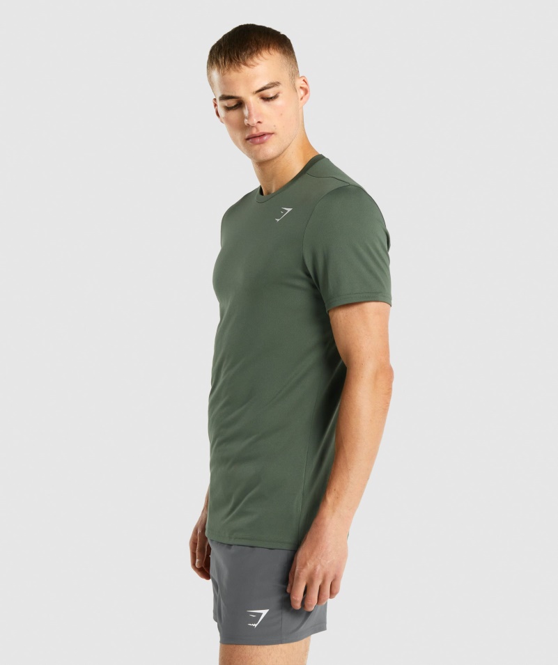 Gymshark Príchod Tričko Zelené