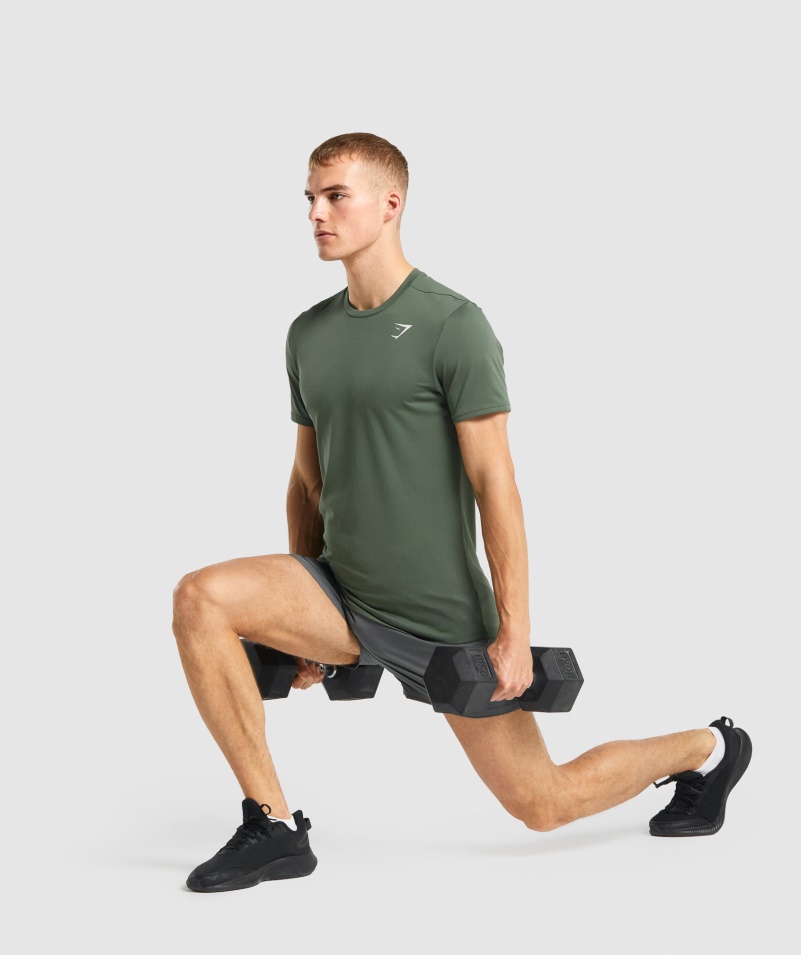 Gymshark Príchod Tričko Zelené