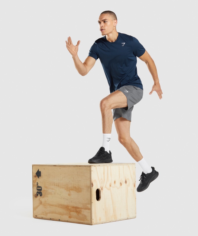 Gymshark Príchod Tričko Námornícka