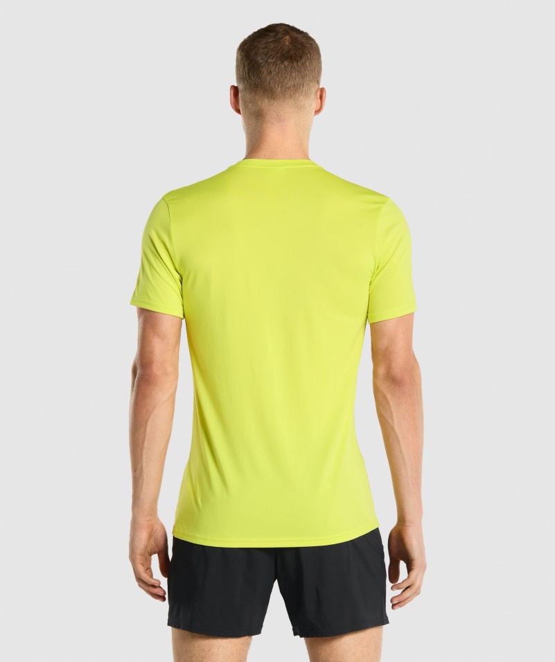 Gymshark Príchod Tričko žlté
