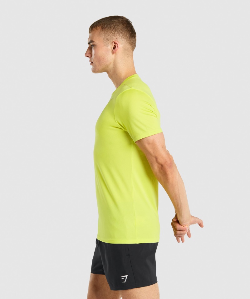 Gymshark Príchod Tričko žlté