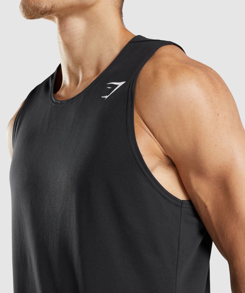 Gymshark Príchod Tank čierny