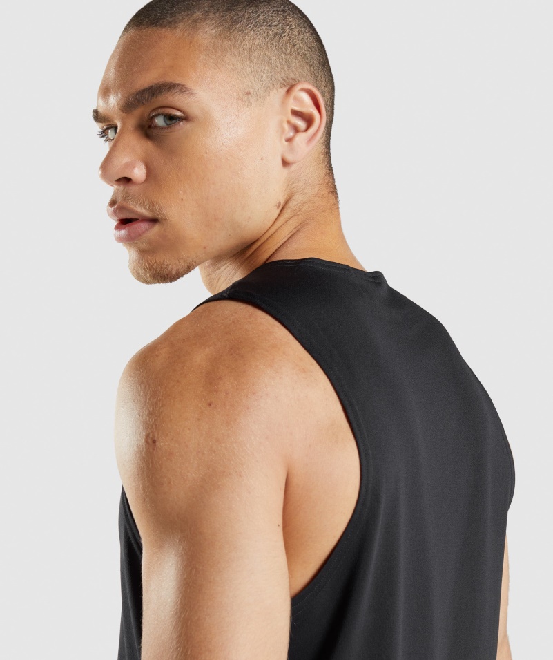 Gymshark Príchod Tank čierny