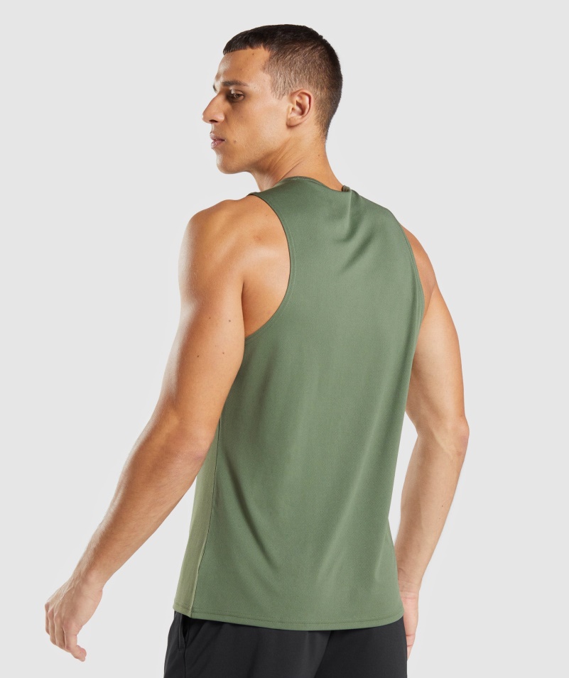 Gymshark Príchod Jadro Tanku Olivový