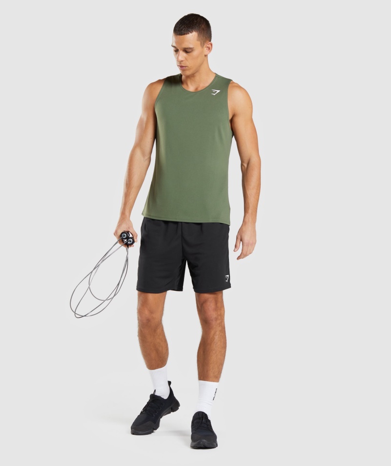Gymshark Príchod Jadro Tanku Olivový