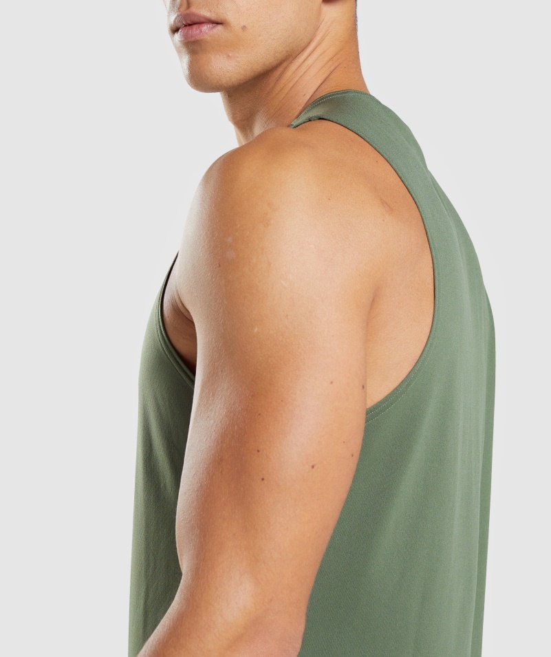 Gymshark Príchod Jadro Tanku Olivový