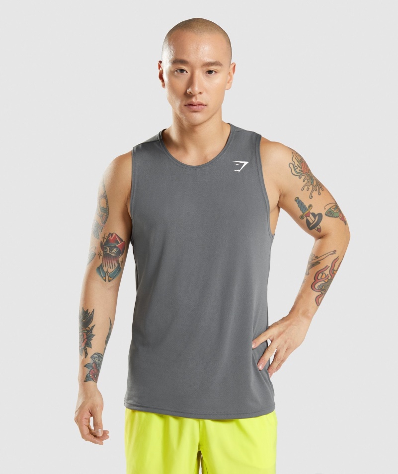 Gymshark Príchod Tank šedý