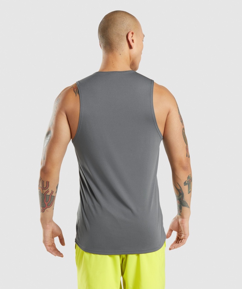 Gymshark Príchod Tank šedý