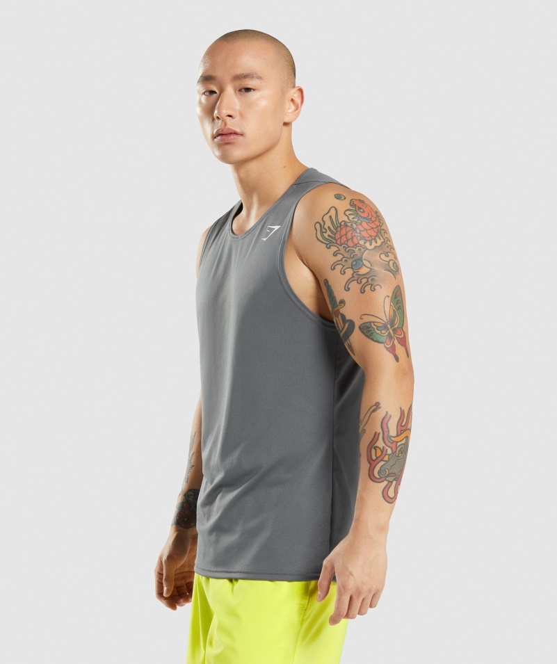 Gymshark Príchod Tank šedý