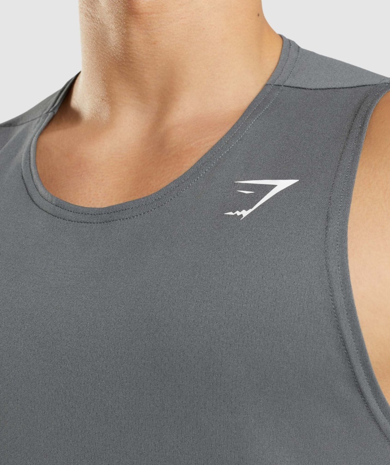 Gymshark Príchod Tank šedý