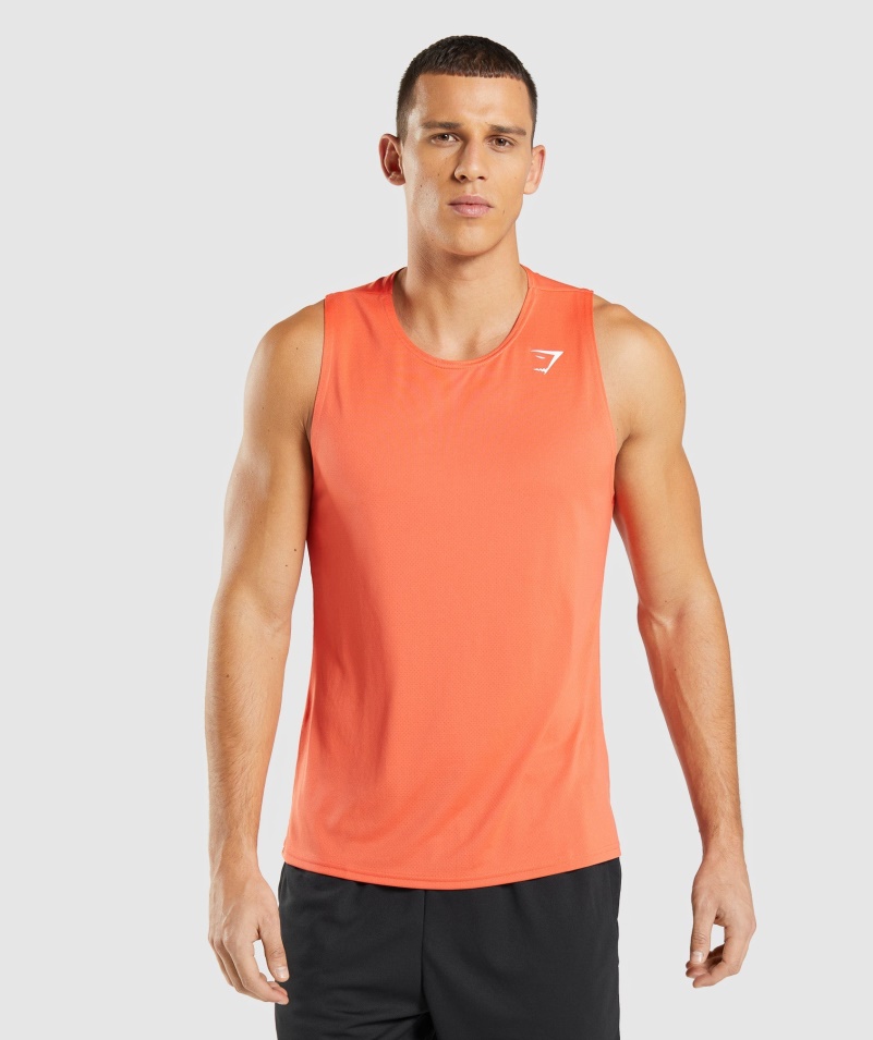 Gymshark Príchod Tank Papája Oranžová