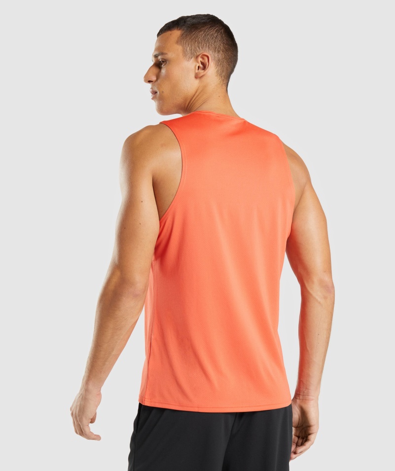 Gymshark Príchod Tank Papája Oranžová
