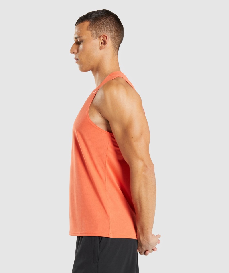 Gymshark Príchod Tank Papája Oranžová
