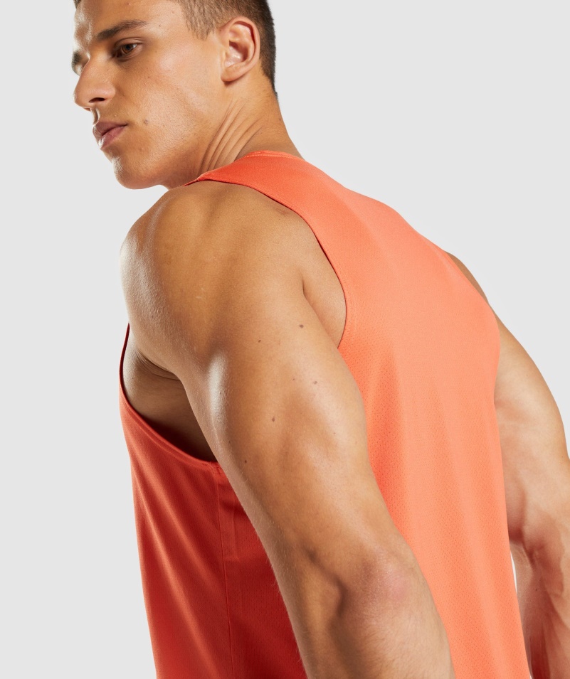 Gymshark Príchod Tank Papája Oranžová