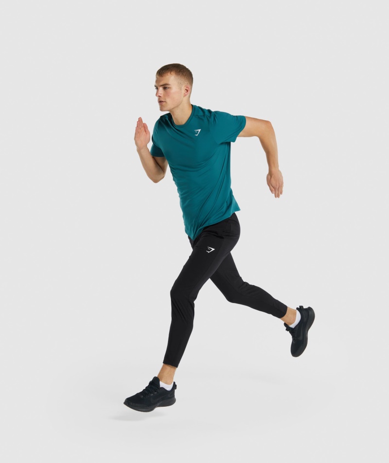 Gymshark Príchod Tkané Joggers čierne