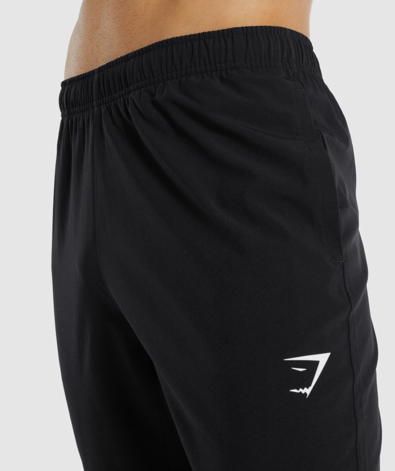 Gymshark Príchod Tkané Joggers čierne