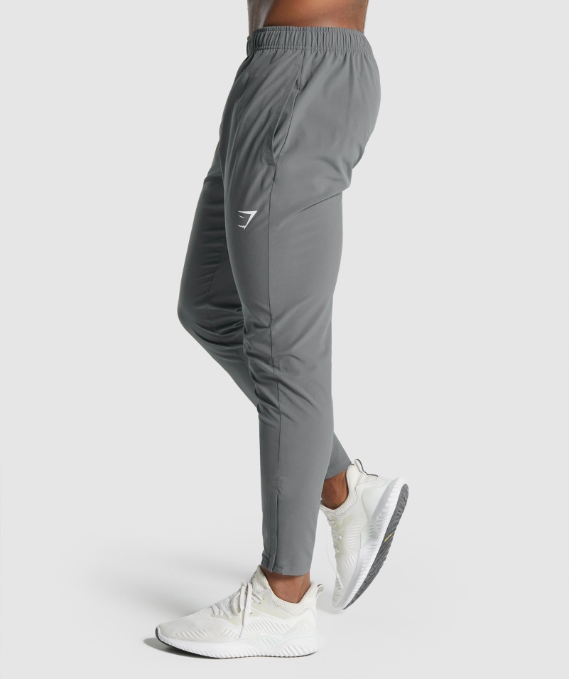 Gymshark Príchod Tkané Joggers Uhoľne šedá