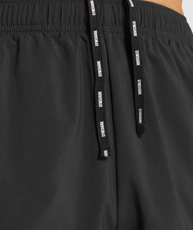 Gymshark Príchod Vreckové šortky Na Zips čierne