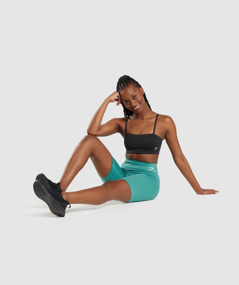 športová Podprsenka Gymshark Bandeau čierna