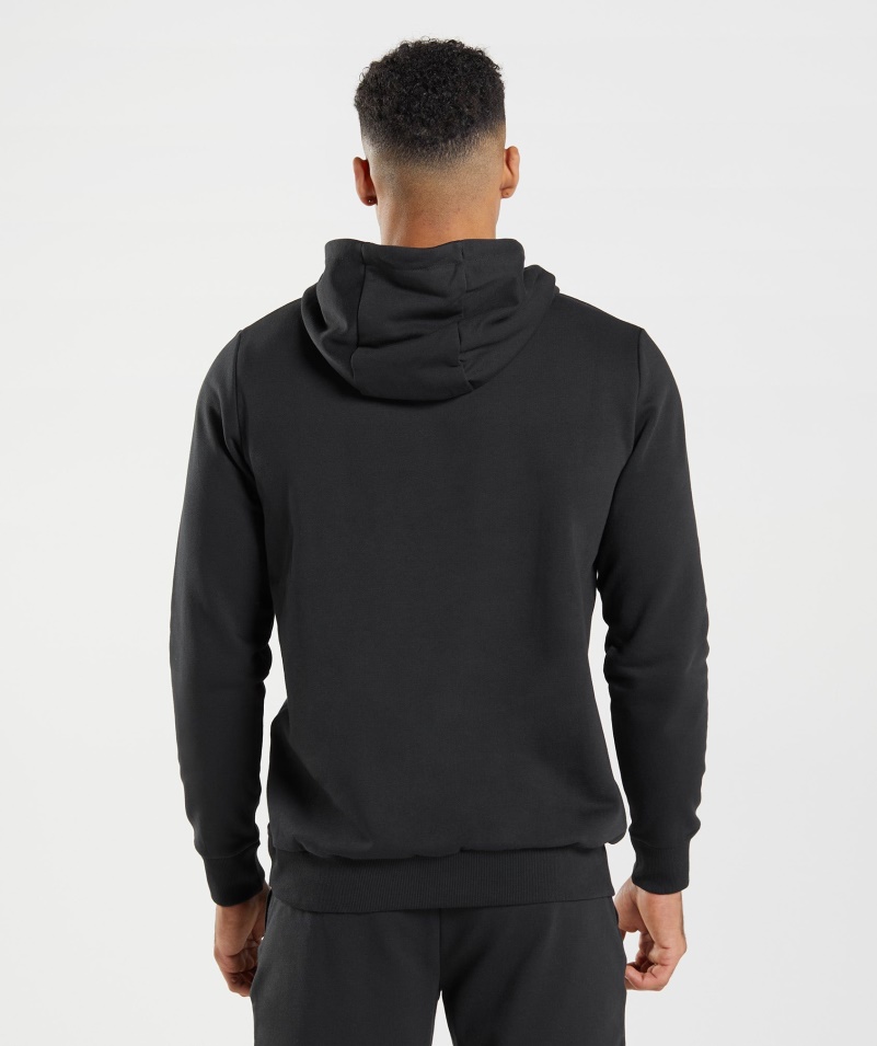 Gymshark Block Mikina S Kapucňou čierna