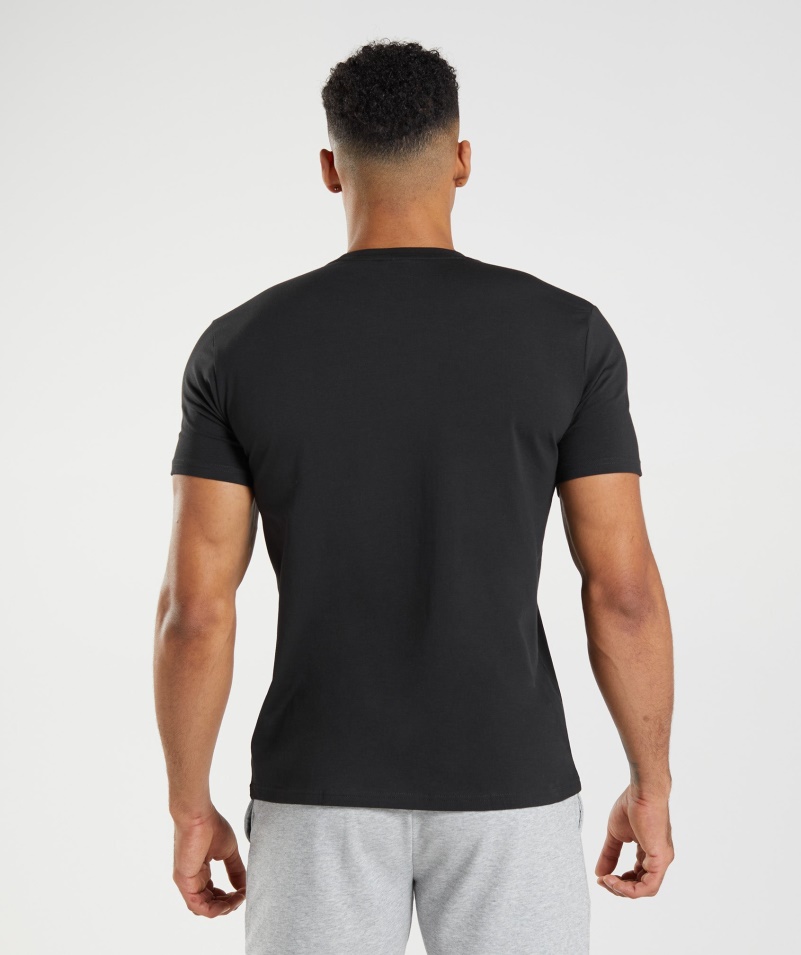 Gymshark Block Tričko čierne