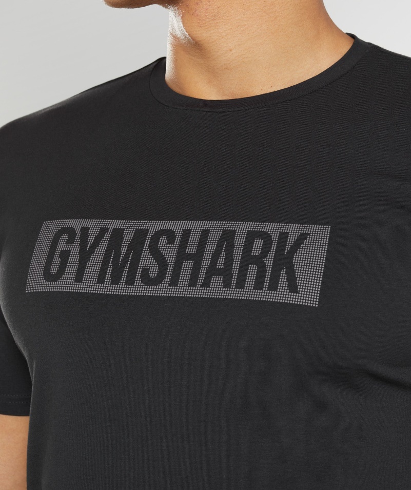 Gymshark Block Tričko čierne