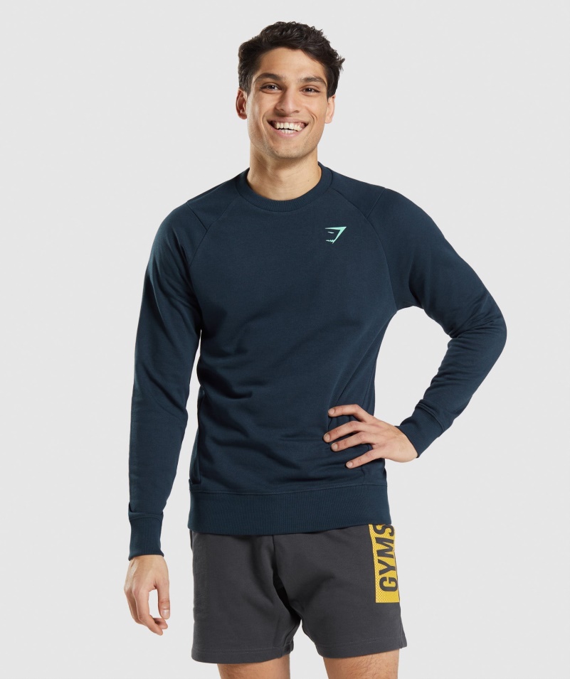 Gymshark Bold Crew Navy