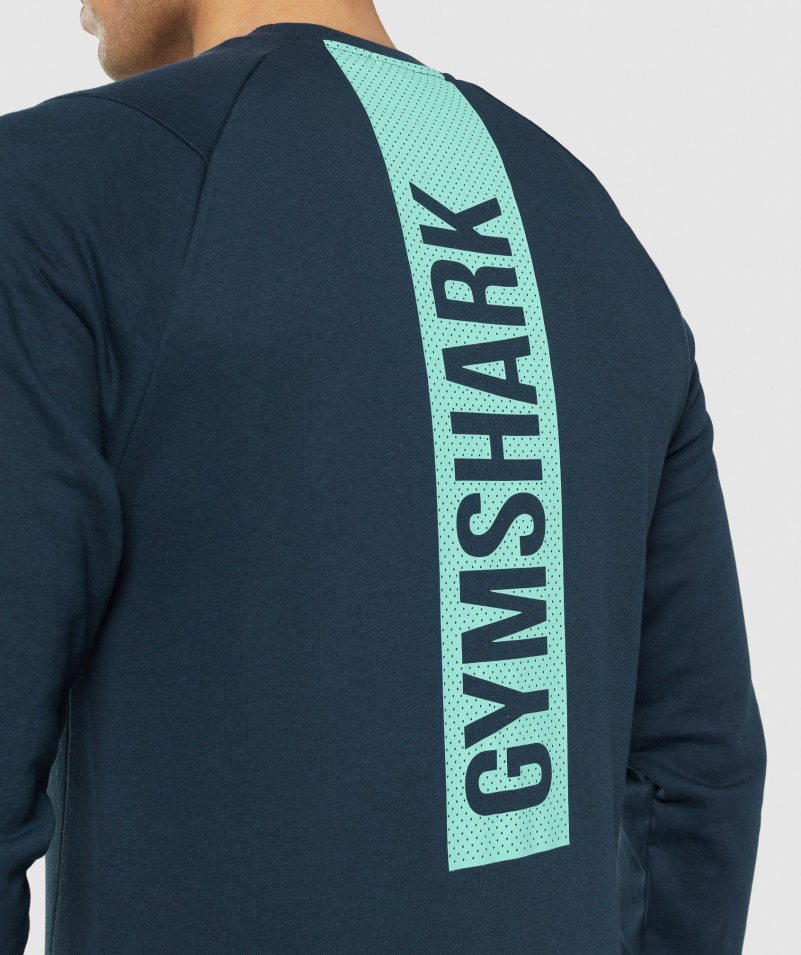 Gymshark Bold Crew Navy