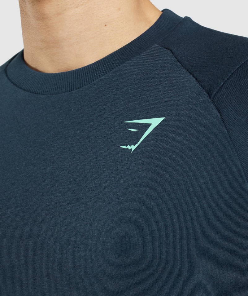 Gymshark Bold Crew Navy