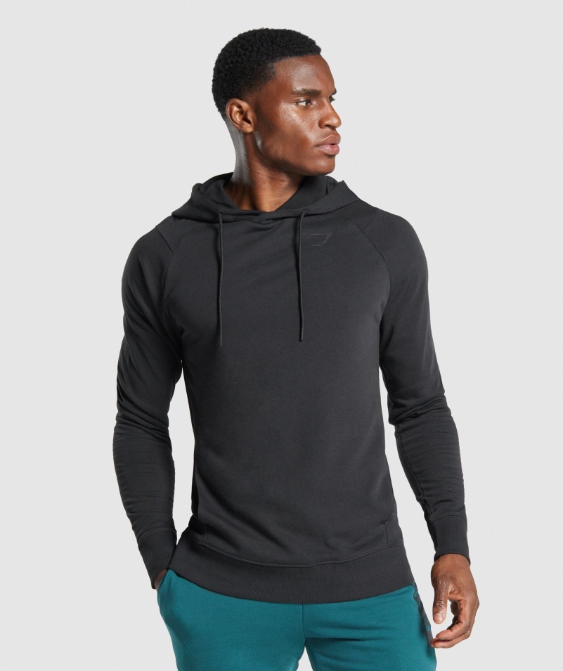Gymshark Odvážna Mikina S Kapucňou čierna
