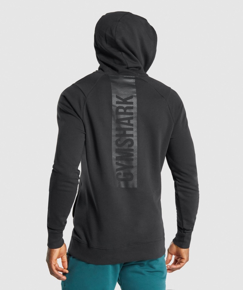 Gymshark Odvážna Mikina S Kapucňou čierna