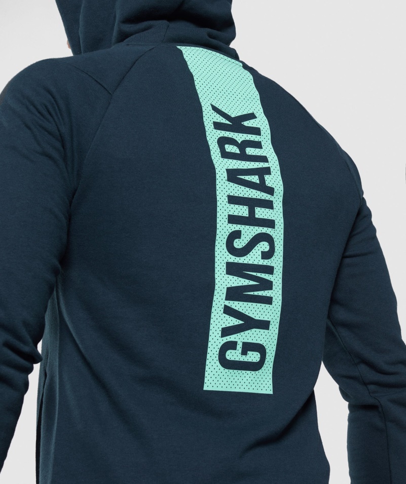 Gymshark Bold Námornícka Mikina S Kapucňou