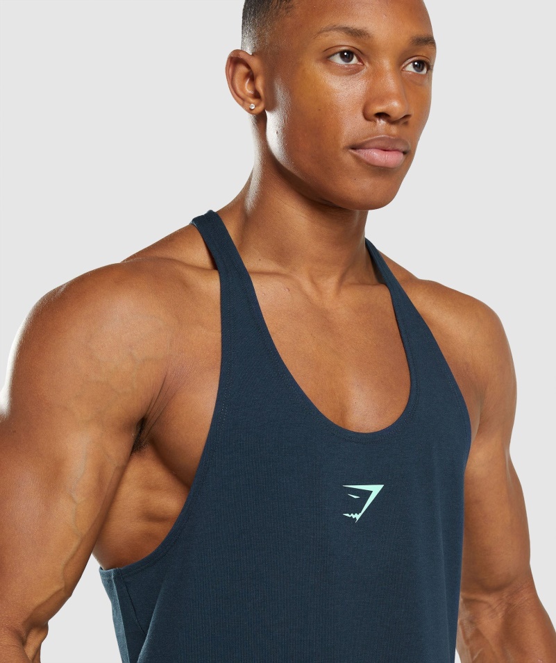 Gymshark Bold Stringer Navy