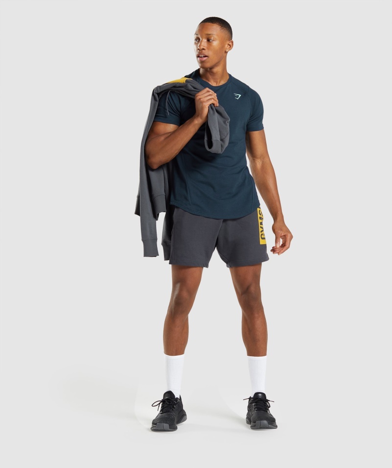 Gymshark Odvážne Pánske Námornícke Tričko