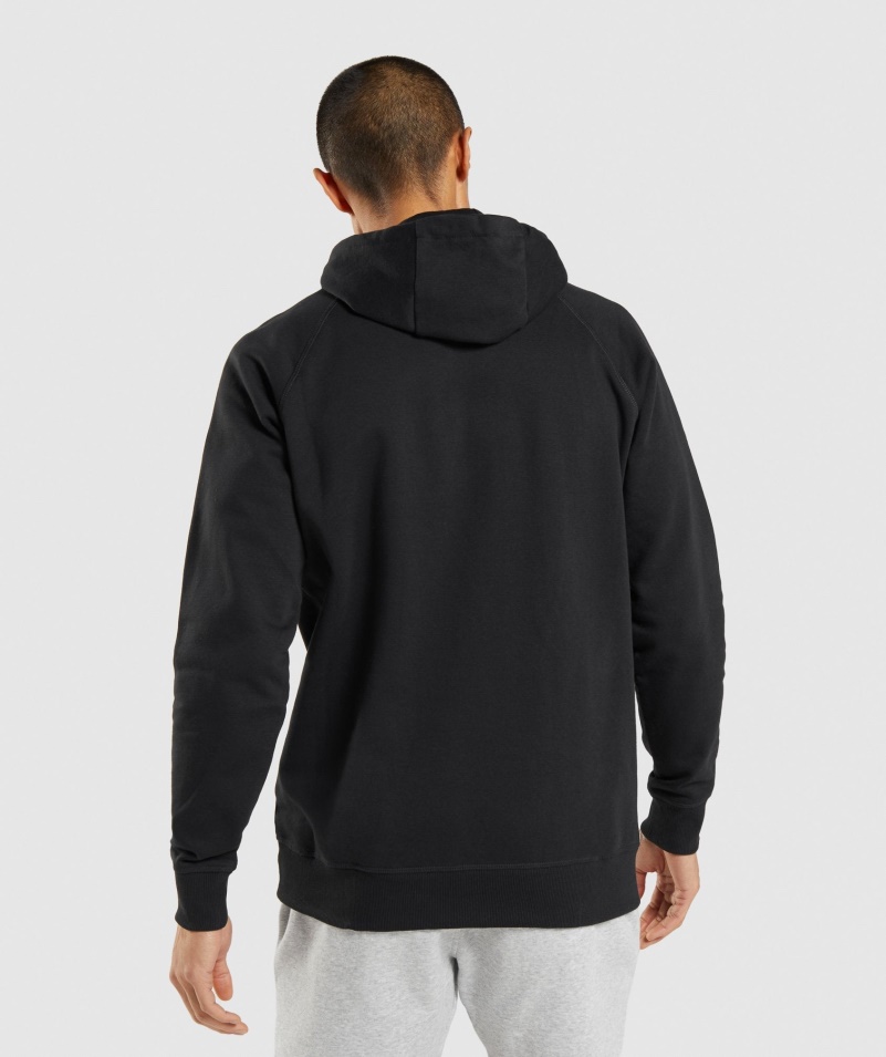 Gymshark Centrálna Mikina S Kapucňou čierna