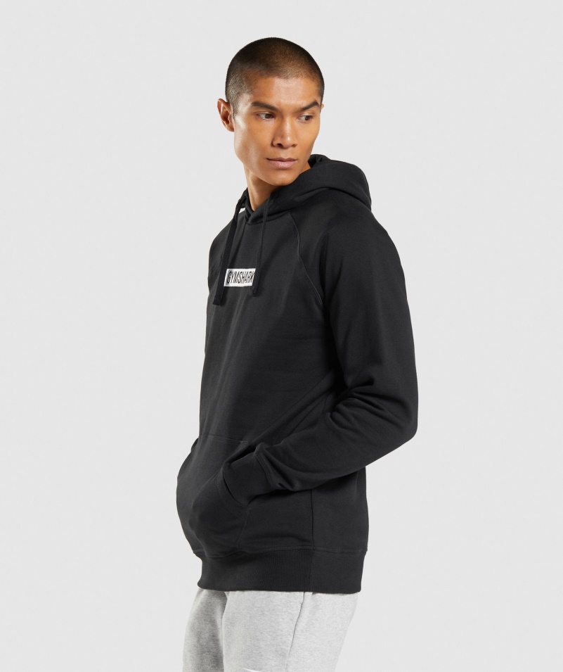 Gymshark Centrálna Mikina S Kapucňou čierna