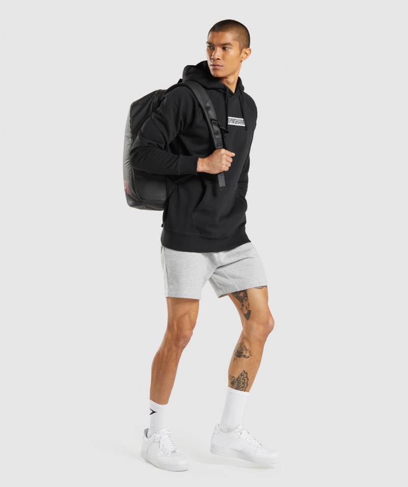 Gymshark Centrálna Mikina S Kapucňou čierna