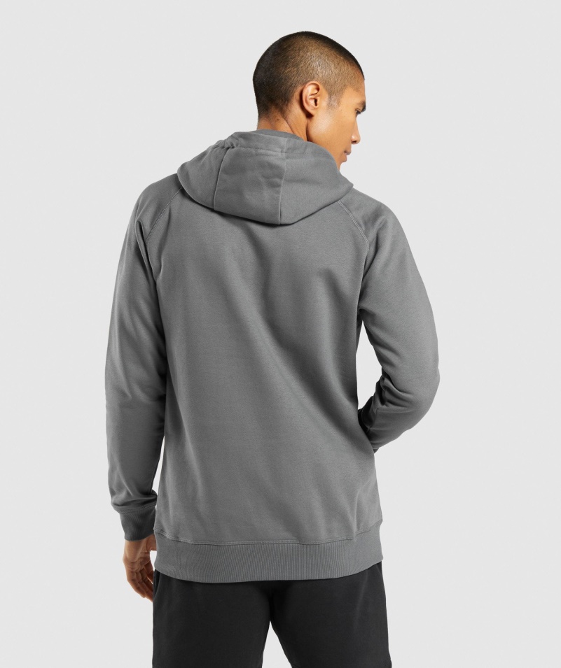 Gymshark Centrálna Mikina S Kapucňou Na Drevené Uhlie
