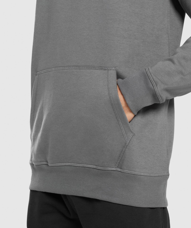 Gymshark Centrálna Mikina S Kapucňou Na Drevené Uhlie