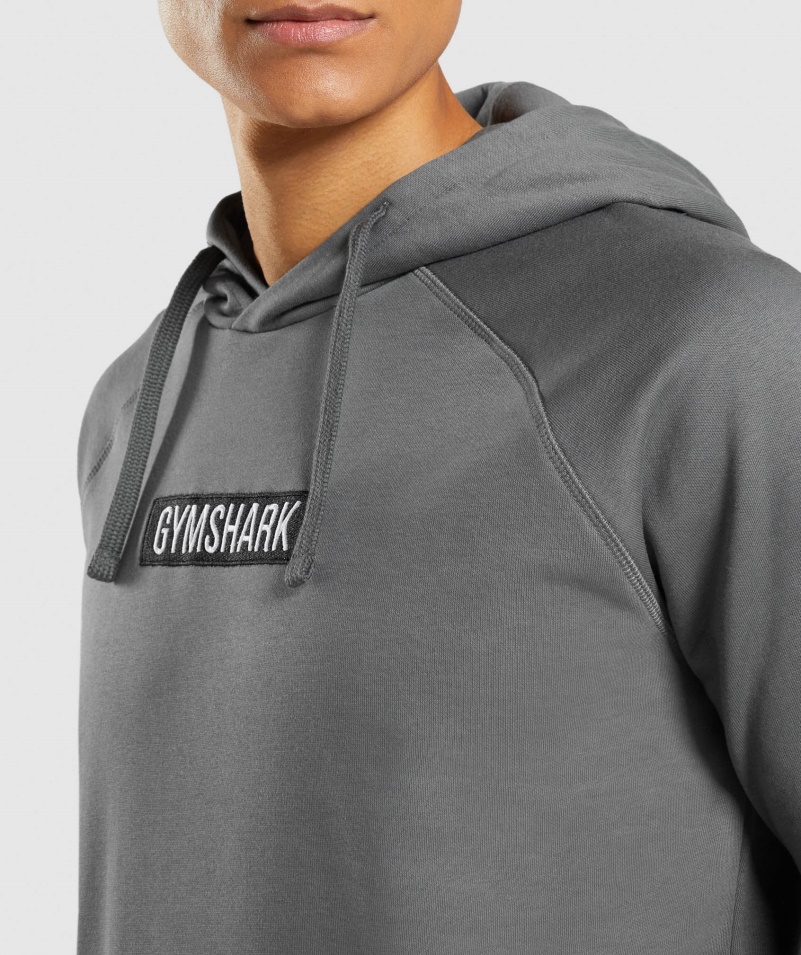 Gymshark Centrálna Mikina S Kapucňou Na Drevené Uhlie