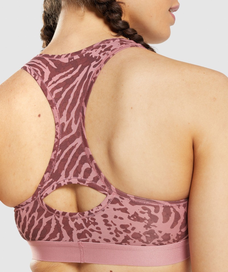 Gymshark Bavlnený Bralette Alice Pink