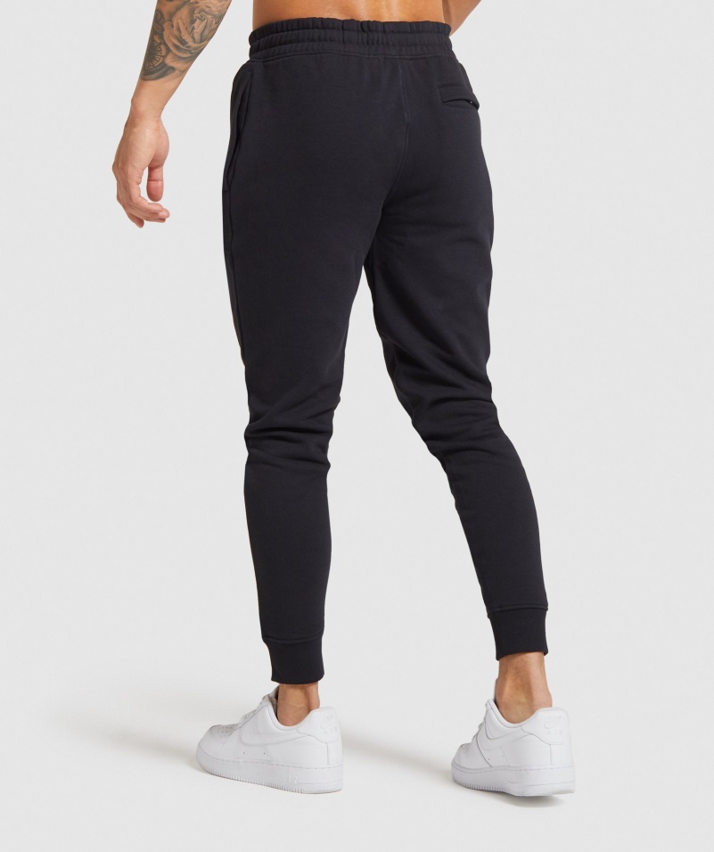 Gymshark Crest Joggers čierne