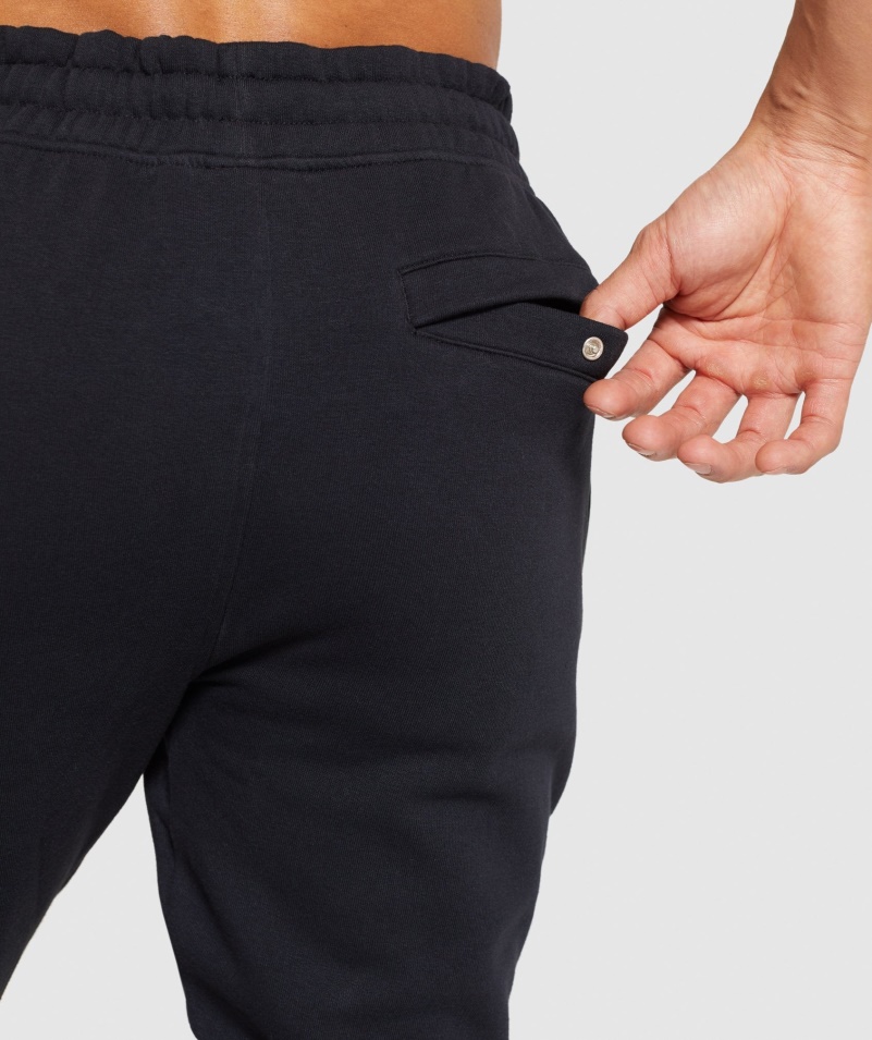 Gymshark Crest Joggers čierne