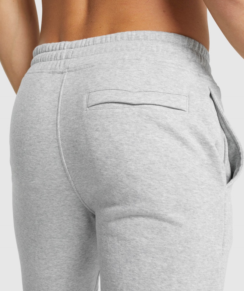 Gymshark Crest Joggers Svetlosivá Jadrová Marl