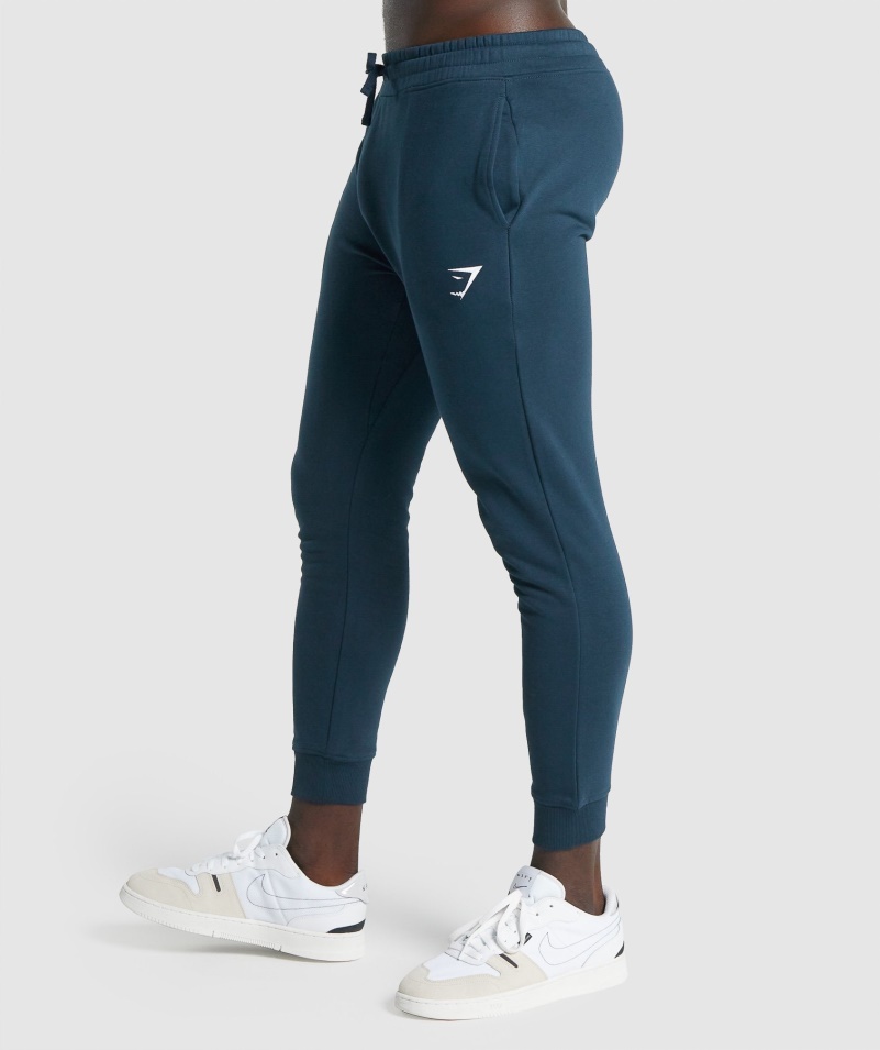 Gymshark Crest Joggers Námorníctvo