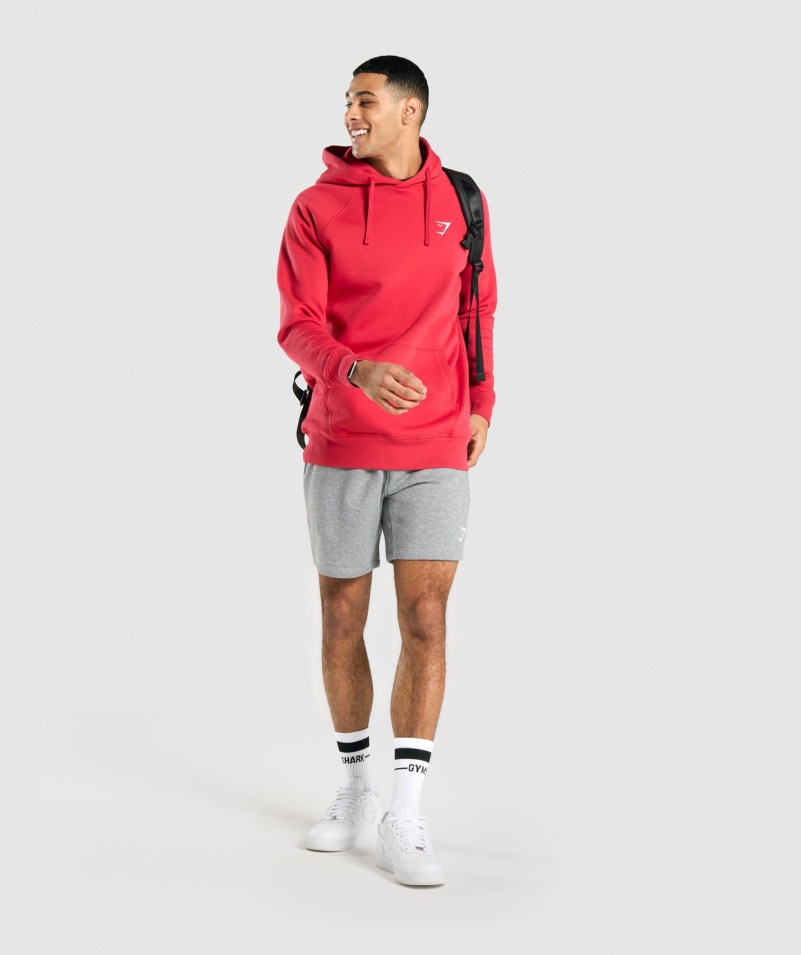 šortky Gymshark Crest Charcoal Marl