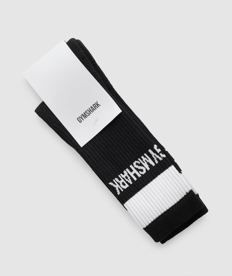 Gymshark Crew Ponožky 1pk čierne