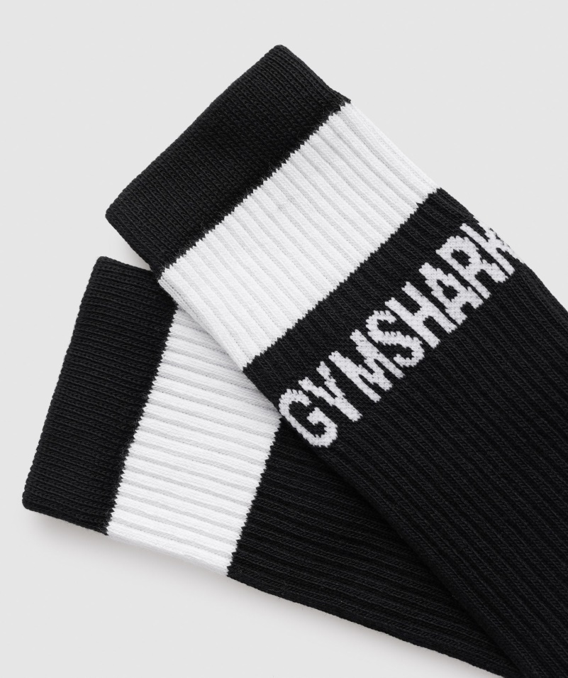 Gymshark Crew Ponožky 1pk čierne